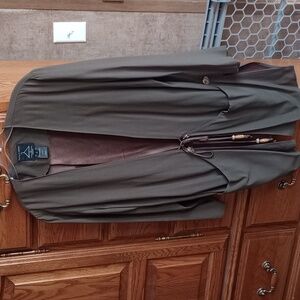 Jacket with tie belt